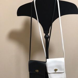 Coach leather cross body bags (2)